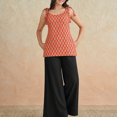 Scarlet Knot Sleeveless Top