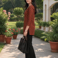 Classic  Printed Cotton Kurti