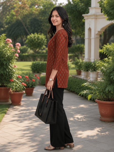 Classic  Printed Cotton Kurti