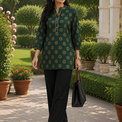 Classic  Printed Cotton Kurti