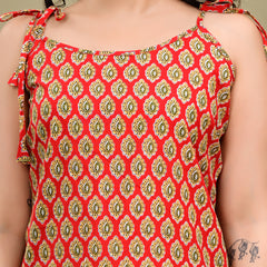 Scarlet Knot Sleeveless Top