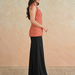 Scarlet Knot Sleeveless Top